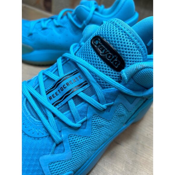 Adidas x Crayola Signal Cyan Sneakers D.O.N Issue 2 J FW8752 Mens 4.5 Womens 5.5 main image 9